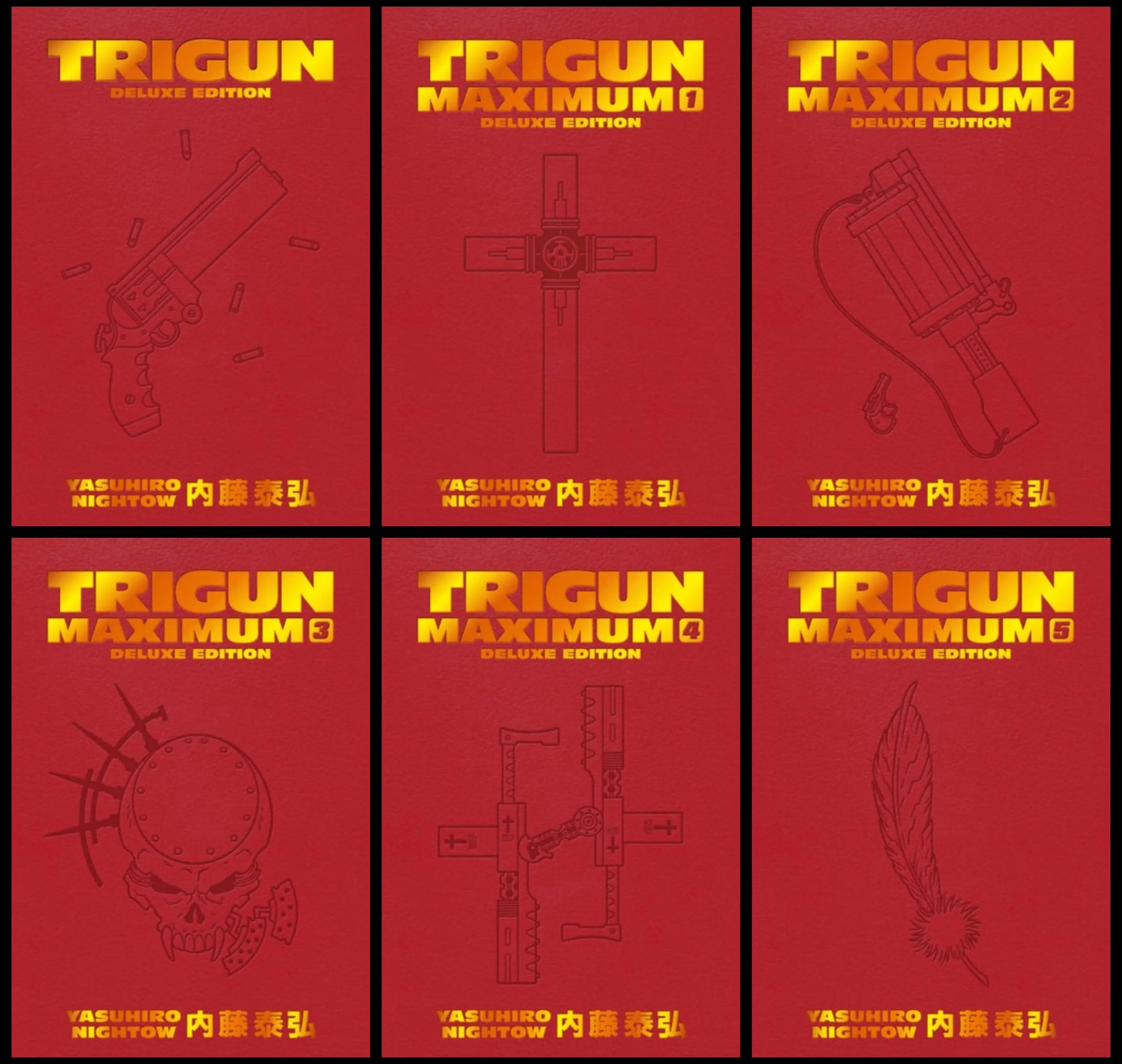 Trigun Complete Series Deluxe Edition Manga Set Dark Horse Manga
