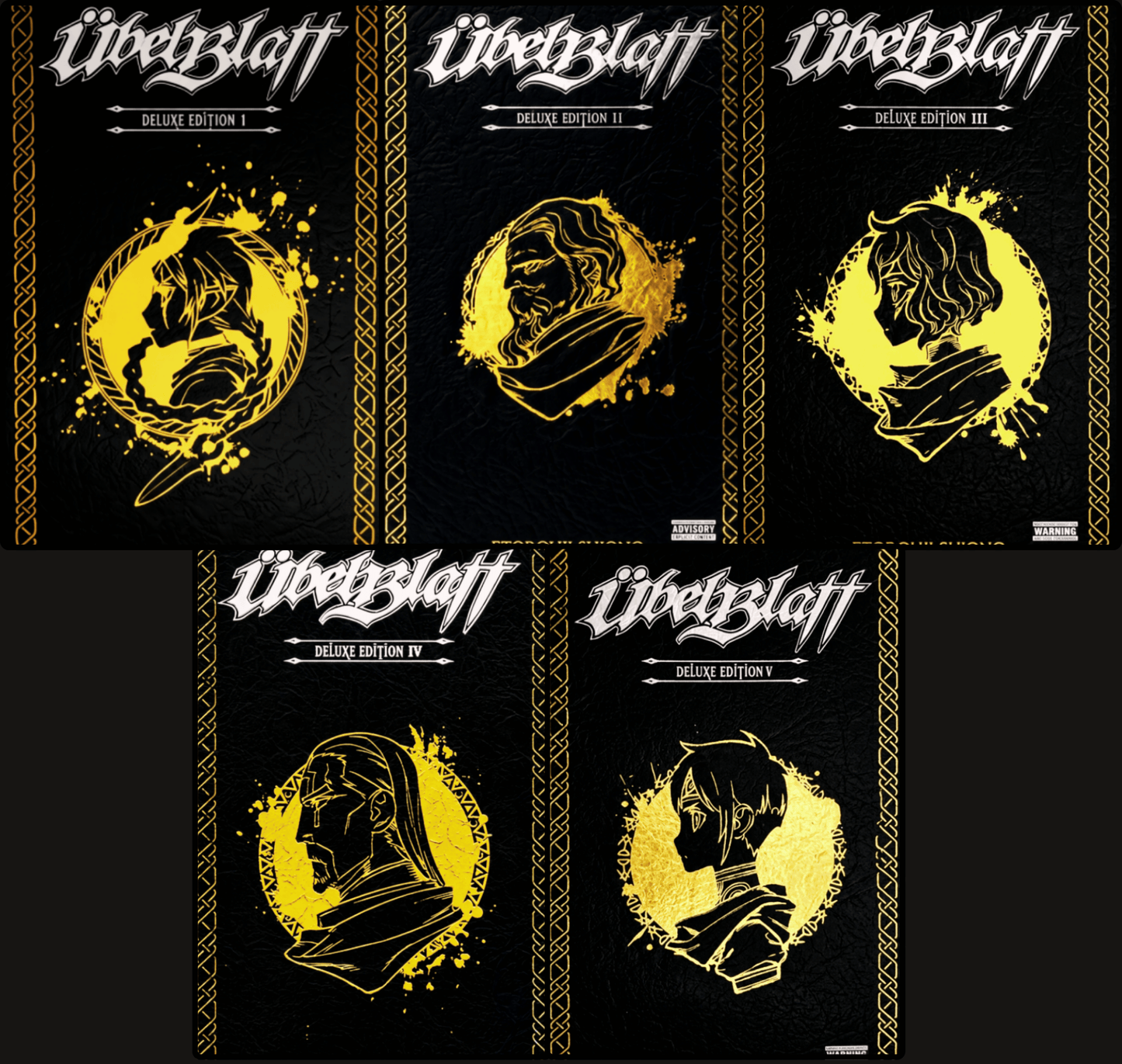 Übel Blatt Deluxe Edition Manga Set (Vols. 1-5) Yen Press