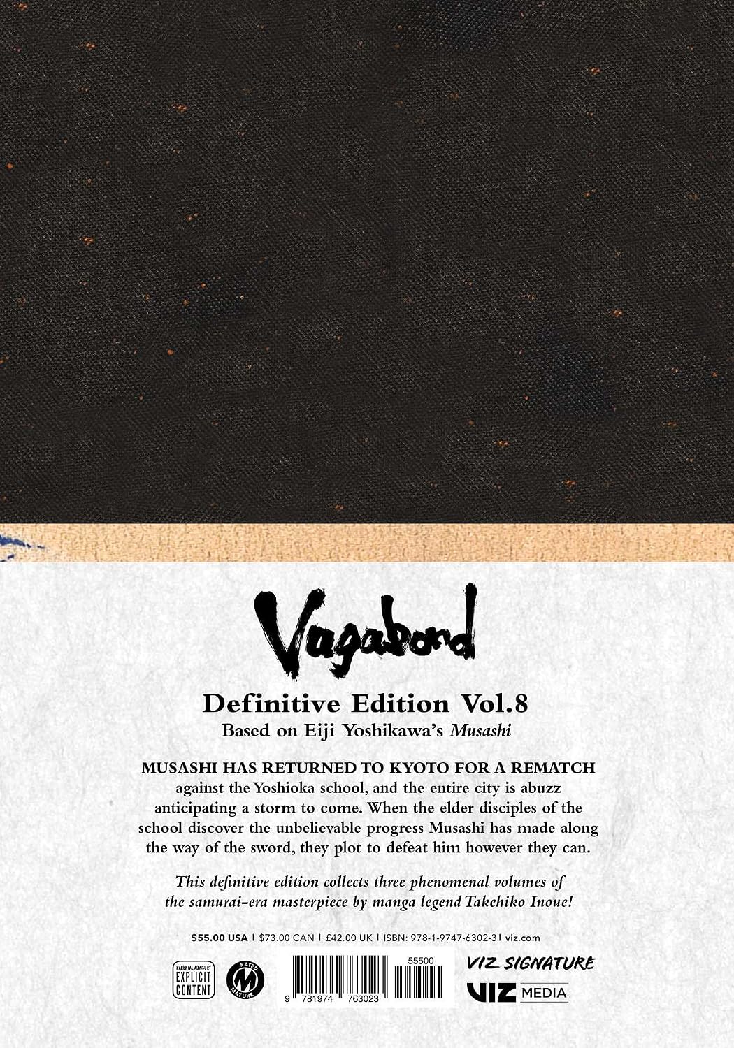 Vagabond Definitive Edition, Vol. 08 (Pre-Order) VIZ Media LLC