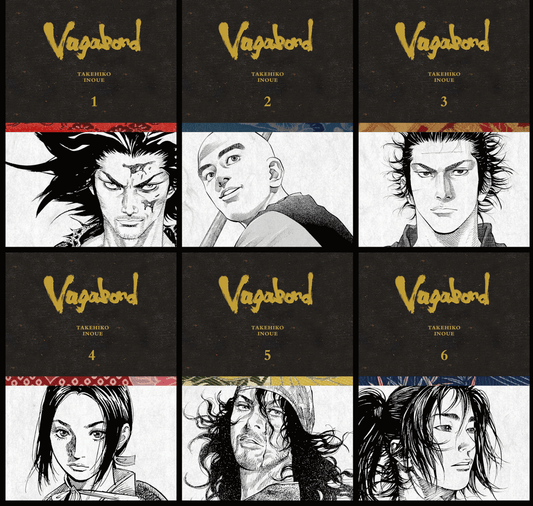 Vagabond Definitive Edition Manga Set (Vols. 1-6) The One-Shot Manga Cafe