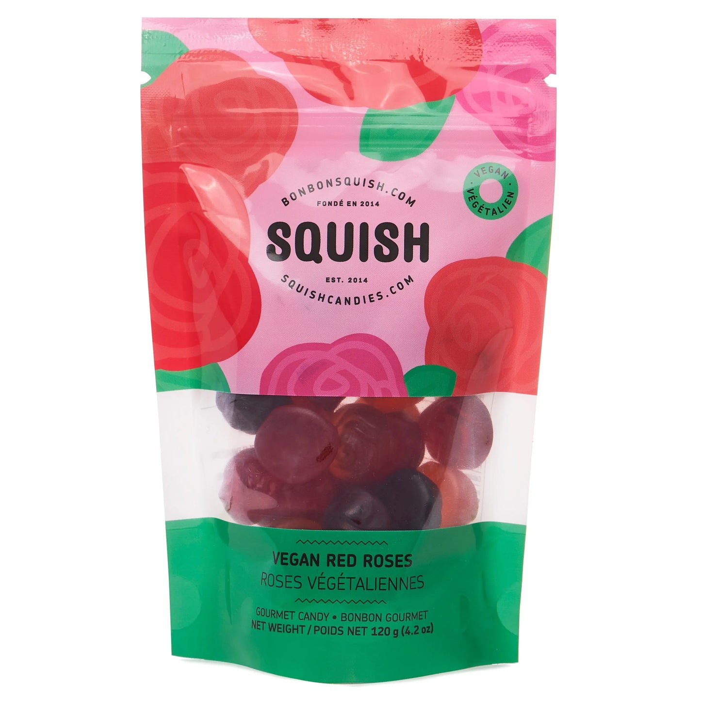 SQUISH Vegan Red Roses Gummies SQUISH Candies Canada