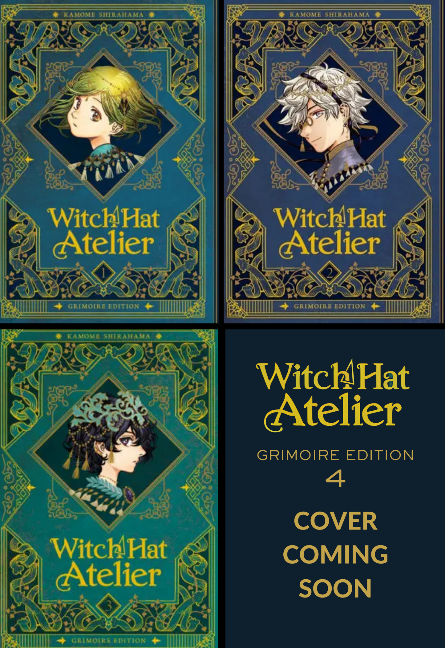 Witch Hat Atelier: Grimoire Edition Pre-Order Bundle (Vols. 1-4) (Pre-Order) Kodansha Comics