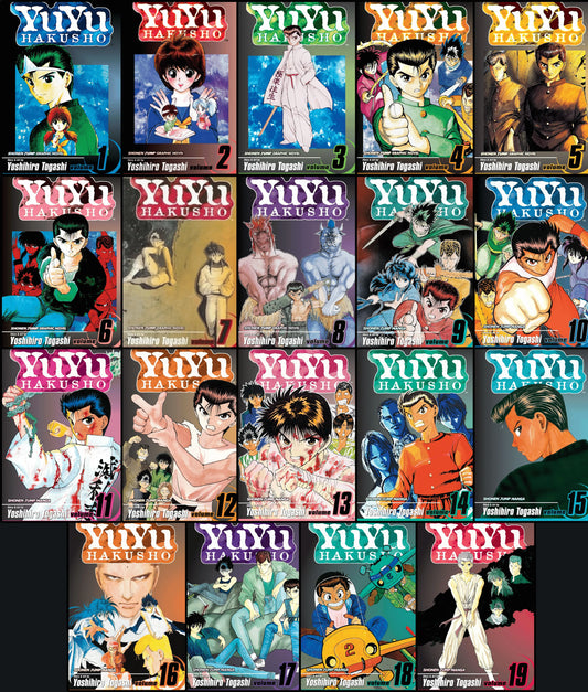 YuYu Hakusho, Complete Series Manga Set (Vols. 1-19) VIZ Media LLC