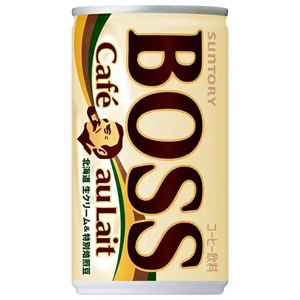 Suntory BOSS Cafe au Lait 185g (30-pack) こんにちはマート | KON NICHIWA MART