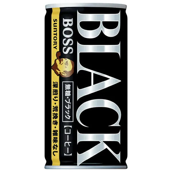Suntory BOSS Unsweetened Black 185g (30-pack) こんにちはマート | KON NICHIWA MART