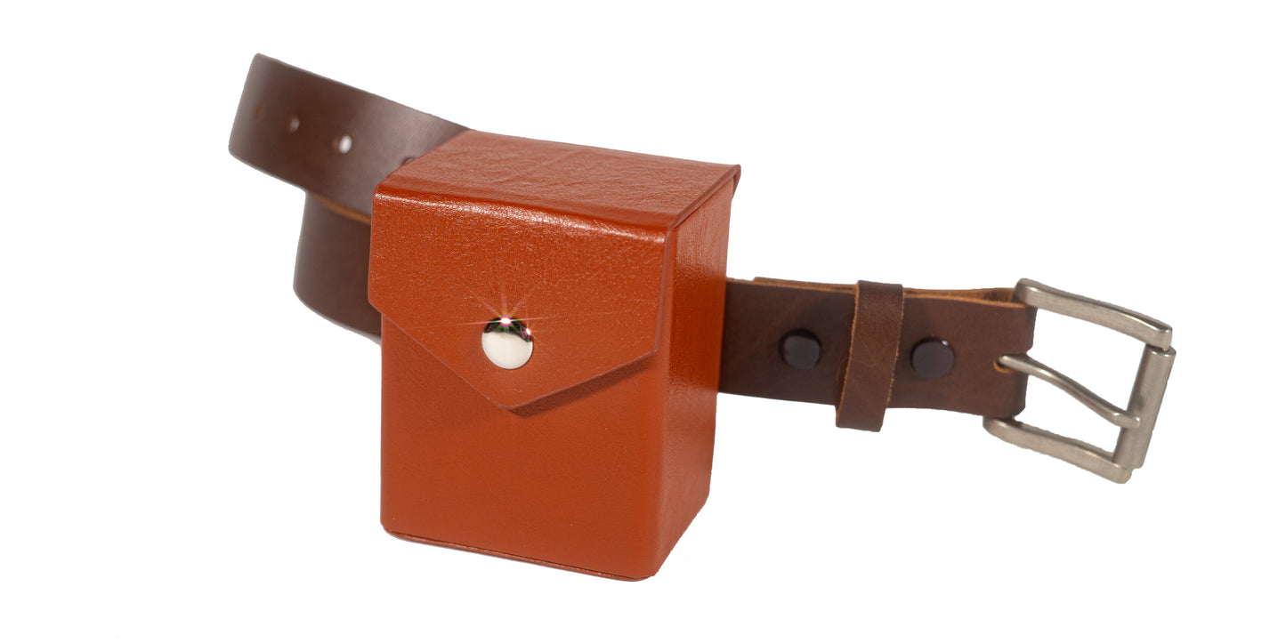 Yusei's Deck Box Replica + Belt Loop - Hard Shell - Faux Leather LDB Duel