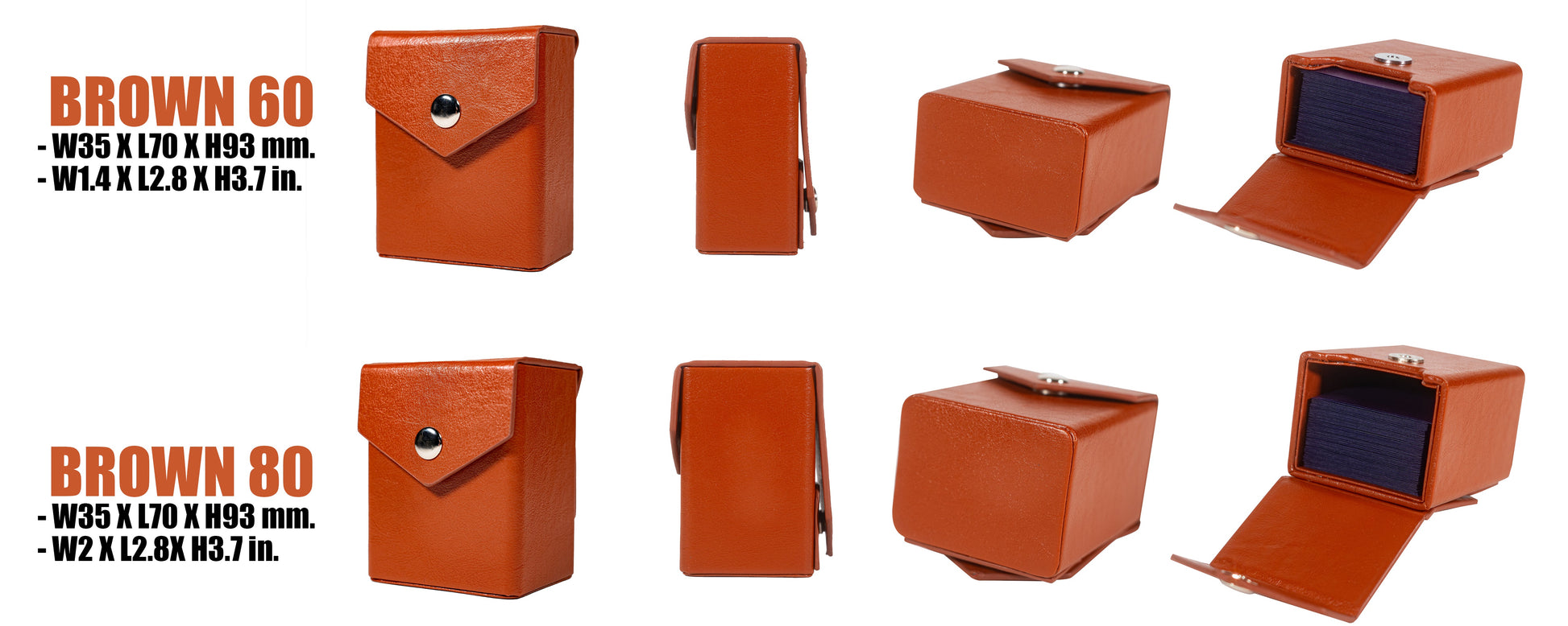 Yusei's Deck Box Replica + Belt Loop - Hard Shell - Faux Leather LDB Duel