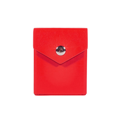 Red Deck Box + Belt Loop - Hard Shell - Faux Leather LDB Duel