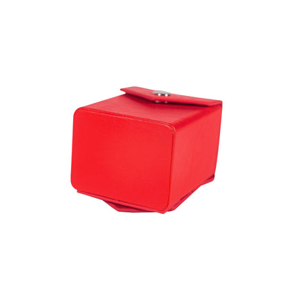 Red Deck Box + Belt Loop - Hard Shell - Faux Leather LDB Duel