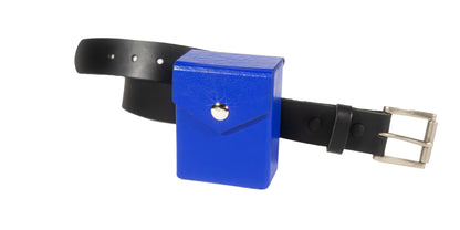 Kaiba Blue Deck Box + Belt Loop - Hard Shell - Faux Leather LDB Duel