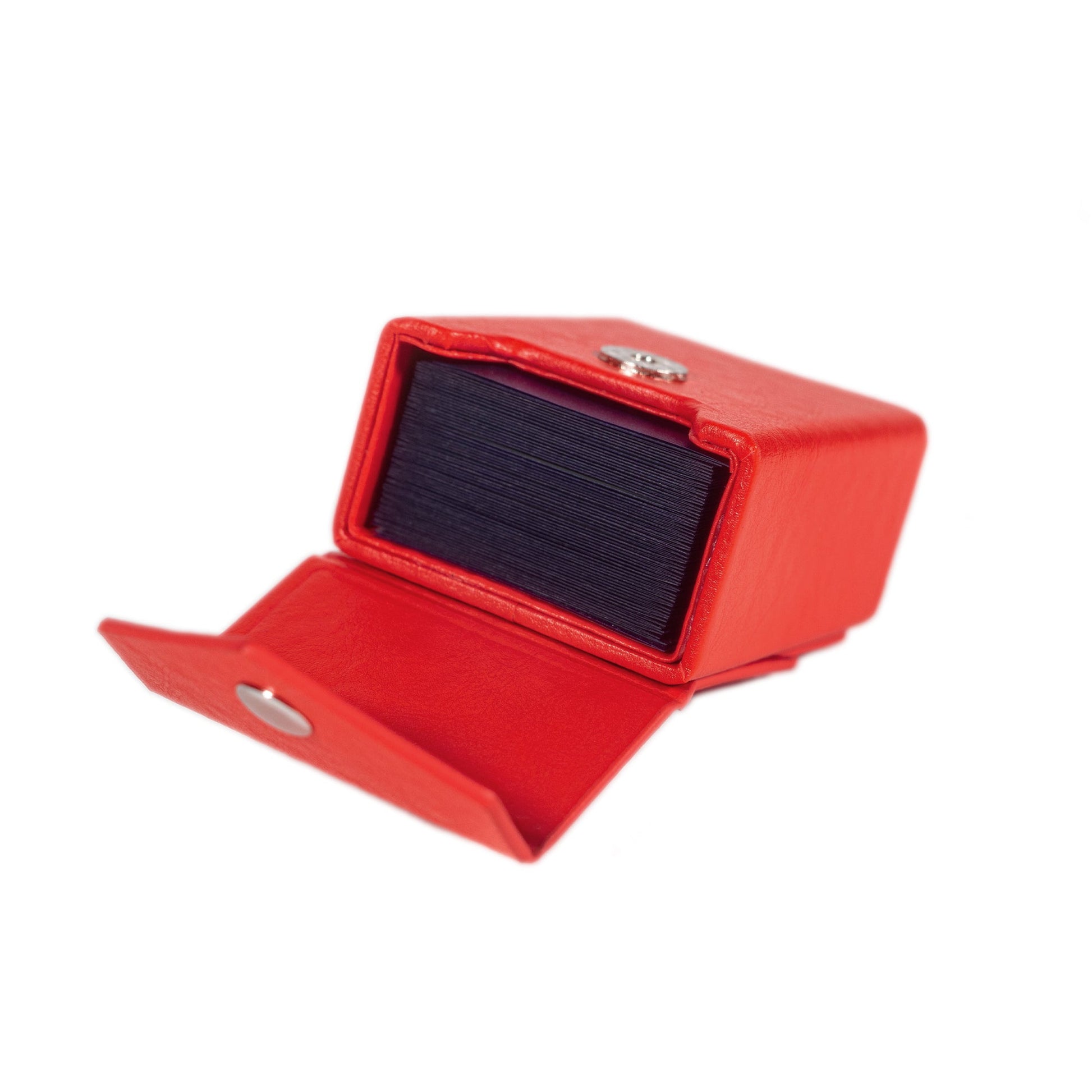 Red Deck Box + Belt Loop - Hard Shell - Faux Leather LDB Duel