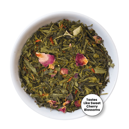 Tealish Organic Sakura Cherry Rose Green Tea Tealish