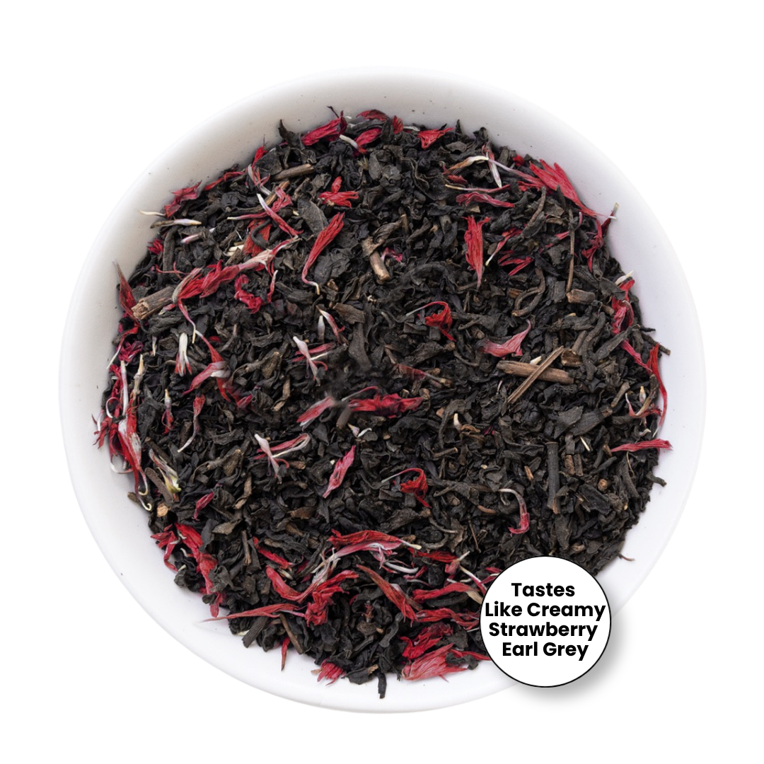 Tealish Strawberry Earl Grey Cream Black Tea Tealish