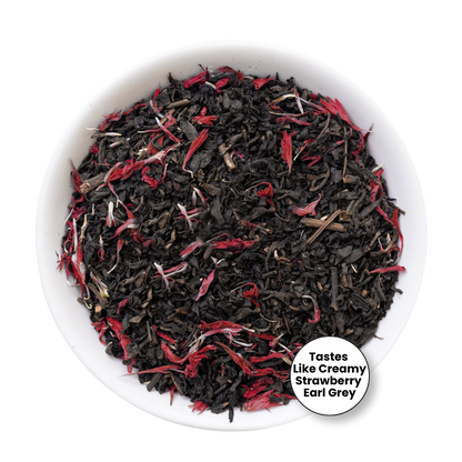 Tealish Strawberry Earl Grey Cream Black Tea Tealish