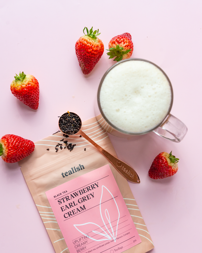 Tealish Strawberry Earl Grey Cream Black Tea Tealish